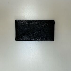 Hammitt Metro Black Leather Card Holder